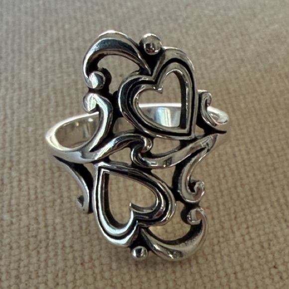 James Avery Jewelry - James Avery Swirls and Scrolls Hearts Ring